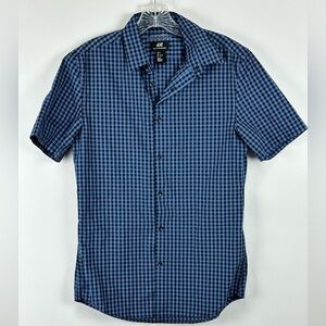 Men's Slim Fit Casual Short Sleeve Button Down Shirt